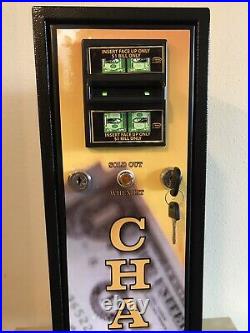 Seaga $1/$5 Bill Changer Coin Maker Vending Machine $120/$180 Cap. JCM DBV-20