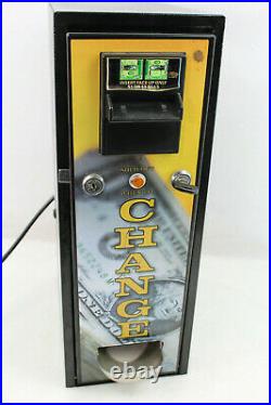 Seaga $1/$5 Bill Changer Coin Maker Vending Machine $120 Cap. JCM DBV-20 READ