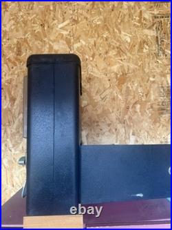 Seaga Triple Compartment Candy Vending Machine Black with Coin Mechanisms