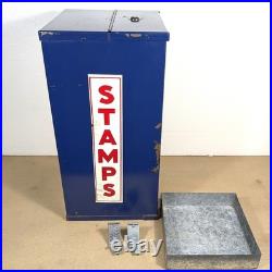 Shipman Postage Stamp Vending Machine GX5 Working Inserts Lock Keys + Coin Tray