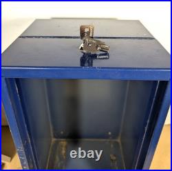 Shipman Postage Stamp Vending Machine GX5 Working Inserts Lock Keys + Coin Tray
