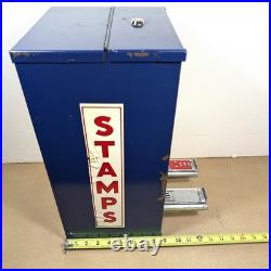 Shipman Postage Stamp Vending Machine GX5 Working Inserts Lock Keys + Coin Tray