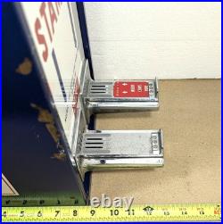 Shipman Postage Stamp Vending Machine GX5 Working Inserts Lock Keys + Coin Tray