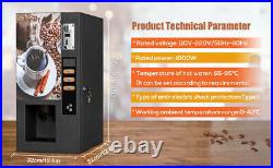 Smart Commercial Fully Automatic Hot Coffee Vending Machine Self Coin Payment