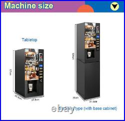 Smart Commercial Fully Automatic Self Coin 3 Instant Coffee Vending Machine