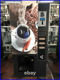 Smart Commercial Fully Automatic Self Coin 3 Instant Coffee Vending Machine NEW
