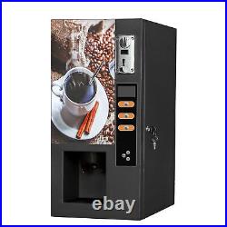 Smart Commercial Fully Automatic Self Coin 3 Instant Coffee Vending Machine USA