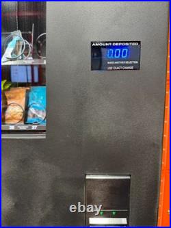 Snack & Drink Vending Machine with Coin, Bill Acceptor Credit Card PHONE Reader
