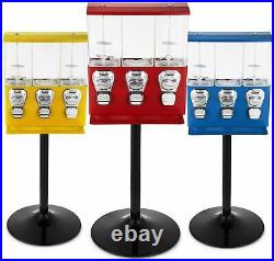 TRIPLE CHOICE Commercial Grade Sweet Vending Machine 20p Coin Operated RED