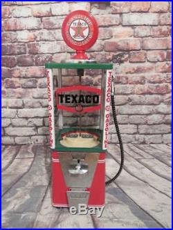 Texaco gas vintage gumball machine coin-op machine game room accessories bar