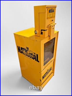 The National Sports Daily Newspaper Vending Machine Yellow EB-88 Vintage 1990s