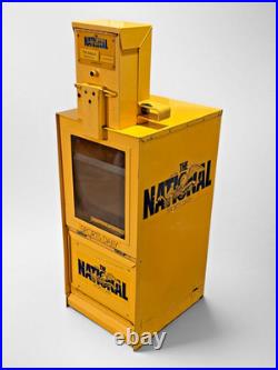 The National Sports Daily Newspaper Vending Machine Yellow EB-88 Vintage 1990s