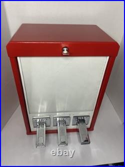 Token Vend Red 3 Column Sticker Tattoo Pokemon Card Vending Machine Sports Cards