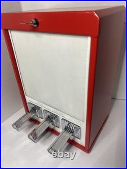 Token Vend Red 3 Column Sticker Tattoo Pokemon Card Vending Machine Sports Cards