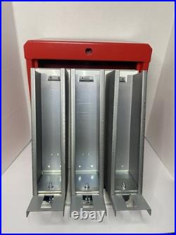 Token Vend Red 3 Column Sticker Tattoo Pokemon Card Vending Machine Sports Cards