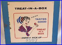 Treat-In-A-Box Vending Machine for Boxed Candy Coin Op Countertop ca. 1960s 28