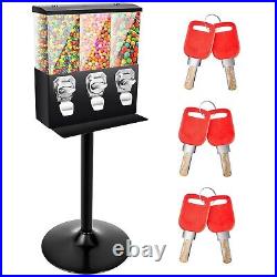 Triple Bulk Candy Vending Machine with 3 Canisters