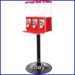 Triple Vending Gumball Machine with Stand Triple Vending Gumball Machine with Stand