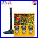 Triple-Vending-Machine-Coin-Operated-Candy-Gumball-Dispenser-WithStand-Yellow-01-xqml