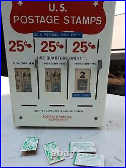 US 25 cent Counter Postage Stamp Coin Operated Vending Dispensing Machine