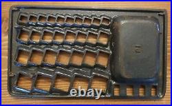 Unmarked Antique Staats Bank Coin Sorting Changer Tray Cast Iron As Found