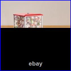 VEVOR 21H Gumball Machine Vending Coin Bank Vintage Gumballs Dispenser PS Red