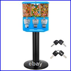 VEVOR Candy Vending Machine Triple Compartment Candy Vending Machine with Stand