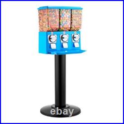 VEVOR Candy Vending Machine Triple Compartment Candy Vending Machine with Stand