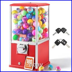 VEVOR Gumball Machine 21 inch Height 25-Cent Candy Vending Machine Dispenser