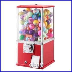 VEVOR Gumball Machine 21 inch Height 25-Cent Candy Vending Machine Dispenser
