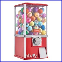 VEVOR Gumball Machine 21 inch Height 25-Cent Candy Vending Machine Dispenser