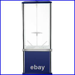 VEVOR Gumball Machine Gumball Coin Bank 25.2 Inch Vintage Vending Machine Blue