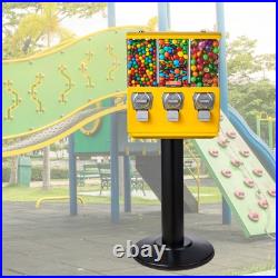 VEVOR Gumball Machine Vending Coin Bank Vintage Candy Dispenser Stand Yellow