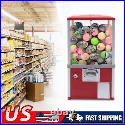Vending Dispenser Gumball Machine Vintage Candy Coin Bank Big Capsule 1.1-2.1