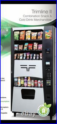 Vending machine. Timmline Combo machine. Snacks and Drink Vending machine. Timmline Combo machine. Snacks and Drink