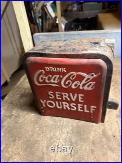 Vendo Soda Pop Drink Coca Cola Serve Yourself Vending Machine Coin Slot Parts
