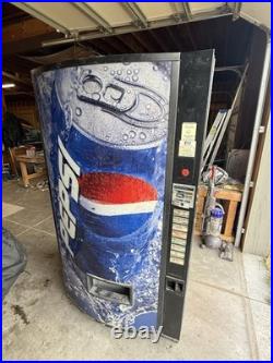 Vendo V407 Pepsi Can Vending Machine Coin Changer 115V Commercial Dispenser