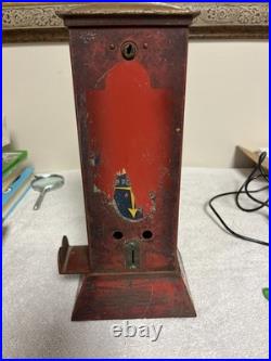 Vintage 1 Cent OHIO Blue Tip BOOK MATCHES Coin Op Dispenser Vending Machine