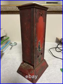 Vintage 1 Cent OHIO Blue Tip BOOK MATCHES Coin Op Dispenser Vending Machine