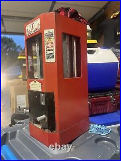 Vintage 1 Cent Select-O-Vend Candy Coin Operated Dispenser Vending Machine
