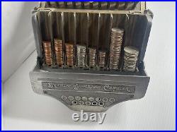 Vintage 1916 Brandt Automatic Cashier Machine Griffon Sides (Works)