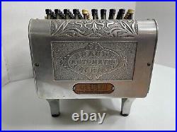 Vintage 1916 Brandt Automatic Cashier Machine Griffon Sides (Works)