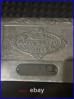Vintage 1920s Brandt Automatic Cashier Coin Change Machine SN 20424 Vintage 1920s Brandt Automatic Cashier Coin Change Machine SN 20424