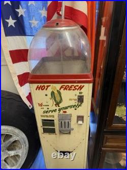 Vintage 1940's'Pop' Corn Sez Popcorn Vending Machine TC-10 Coin Operated