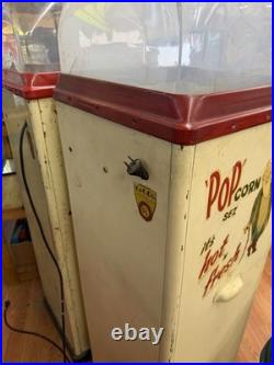 Vintage 1940's'Pop' Corn Sez Popcorn Vending Machine TC-10 Coin Operated