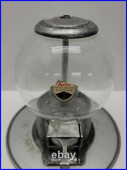 Vintage 1940s 5 Cent Abbey Mfg. CASH TRAY Gumball Nut Vending Machine Coin Op