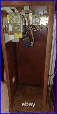 Vintage 1950's Cebco Gold Medal 10 Cent Popcorn Vending Machine Coin Operated