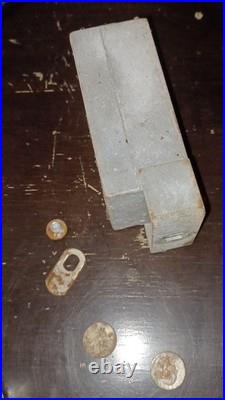 Vintage 1950's Cebco Gold Medal 10 Cent Popcorn Vending Machine Coin Operated