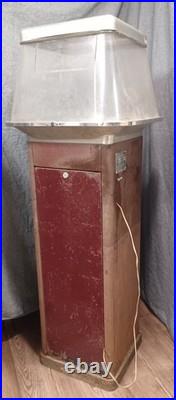 Vintage 1950's Cebco Gold Medal 10 Cent Popcorn Vending Machine Coin Operated