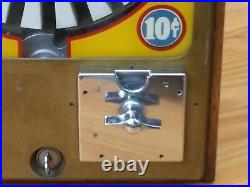 Vintage 1950's Coin Op. 10 Cent Vendorama Pen Vending Machine in EXCELLENT Cond